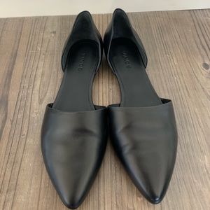 Vince leather ballet flat